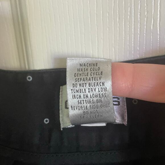 Chico's Black Capri Pants White Circle Pattern Casual Pant Chicos Size 2.5 US 14 - Picture 5 of 7